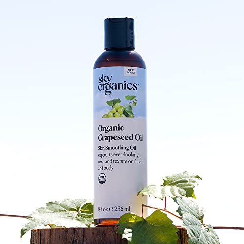 Sky Organics Organic Grapeseed Oil for Skin Smoothing and Even Skin Tone
| 100% Pure & Cold-Pressed Sky Organics Grapes