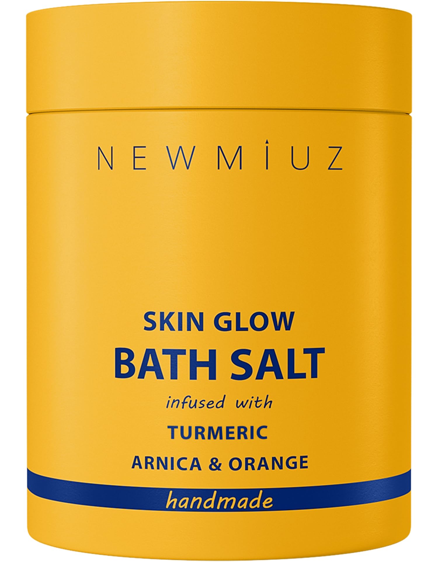 Natural Detox Bath Salt Soak for Women Turmeric Orange Arnica Essential Oil Stress Relief Gift Set
