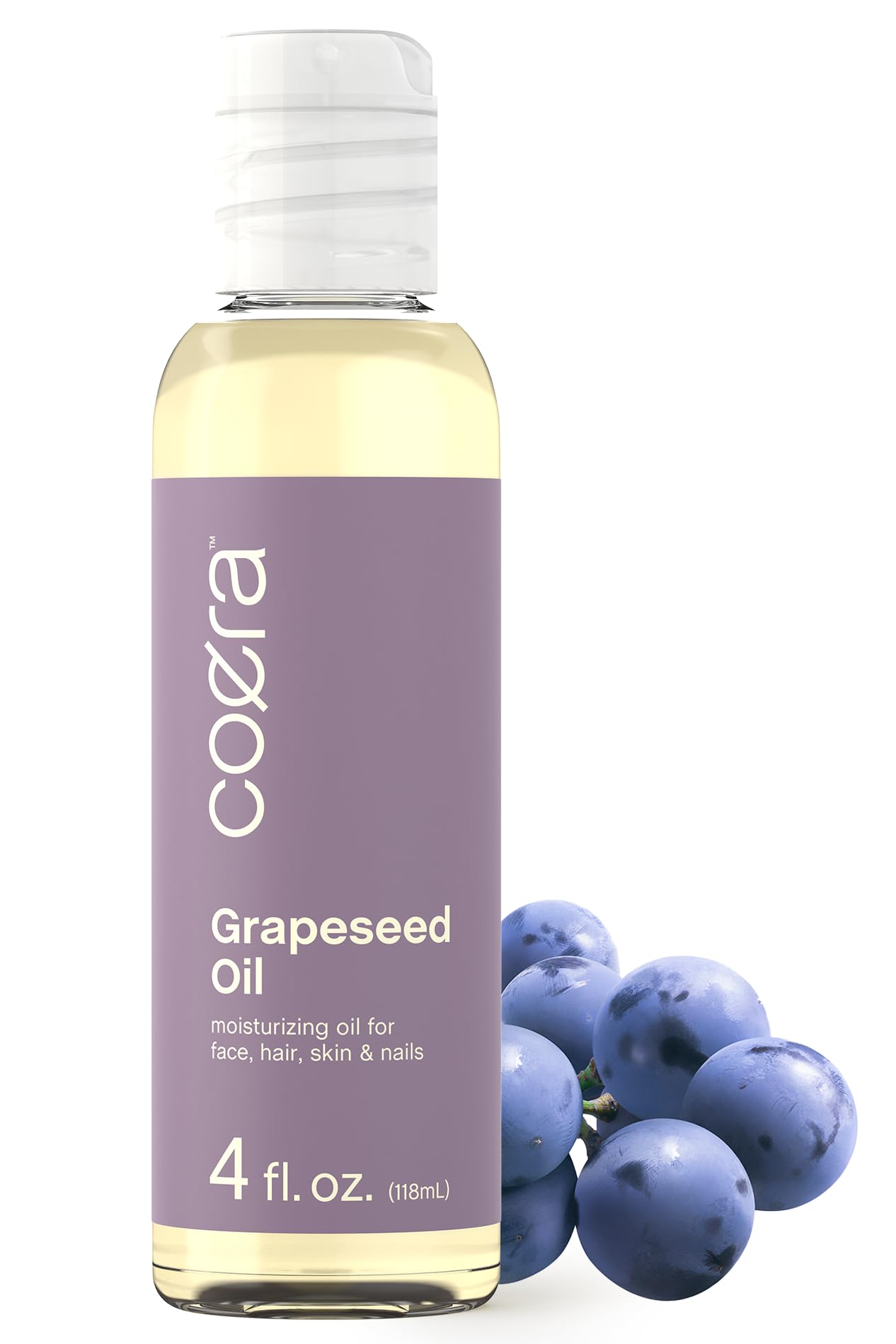 Grapeseed Moisturizing Oil for Face, Hair, Skin and Nails | Free of Parabens, SLS & Fragrances | Coera
| Horbäach Grape