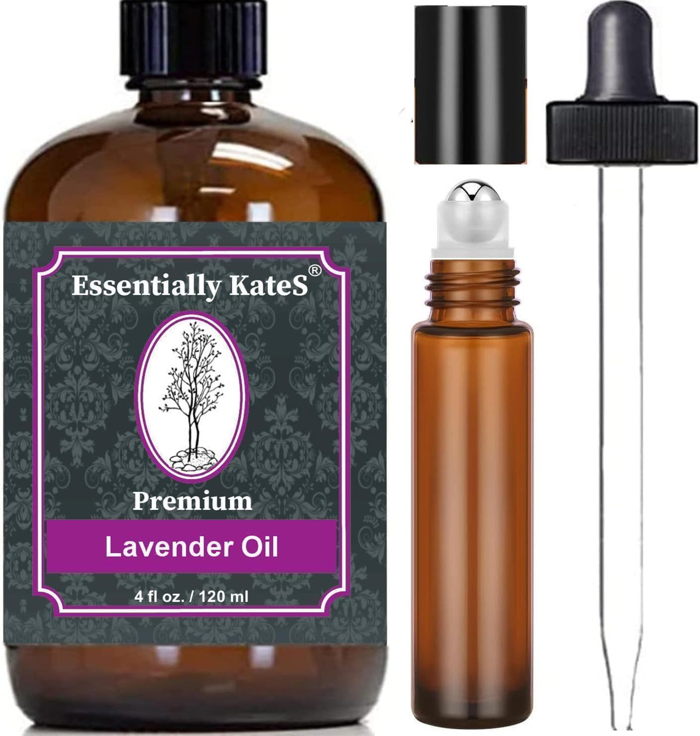 100% Pure and Natural Lavender Oil for Stress Relief and Relaxation
| Therapeutic Grade Lavender Oil with Glass Dropper